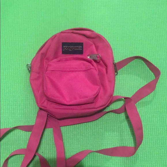 *SOLD* Hot Pink Jansport Mini Backpack - Picture 1 of 1